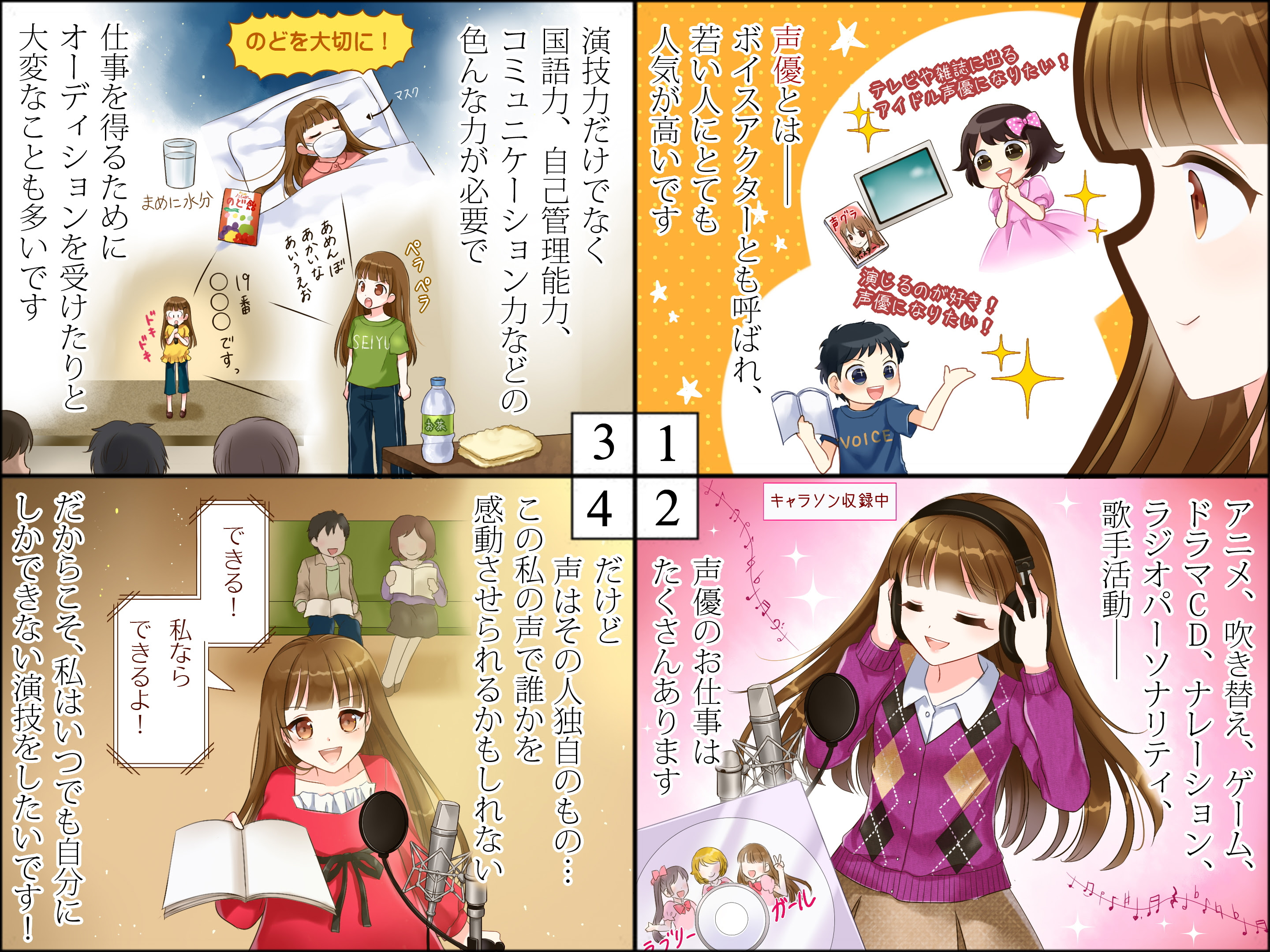 声優 さくら Sakura 女の子に人気の職業紹介