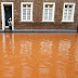 Red Flood Germany Flag / The german flag features a simple tricolour with three horizontal stripes.