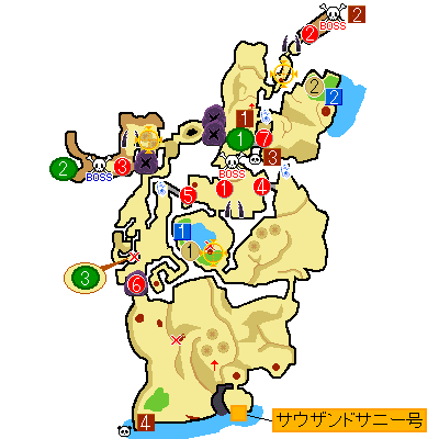 ワンピースアンリミデットクルーズ2攻略
