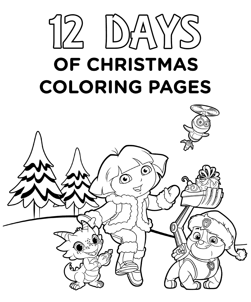 Download Nick Jr Christmas Coloring Pages at GetColorings.com ...