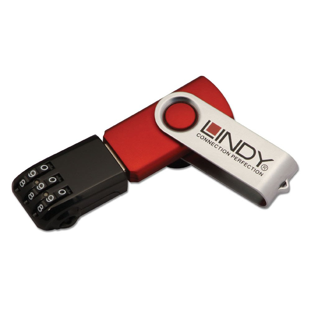 USB & Flash Drive Combination Lock - from LINDY UK