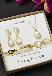 61+ Bridesmaid Necklaces Gift
