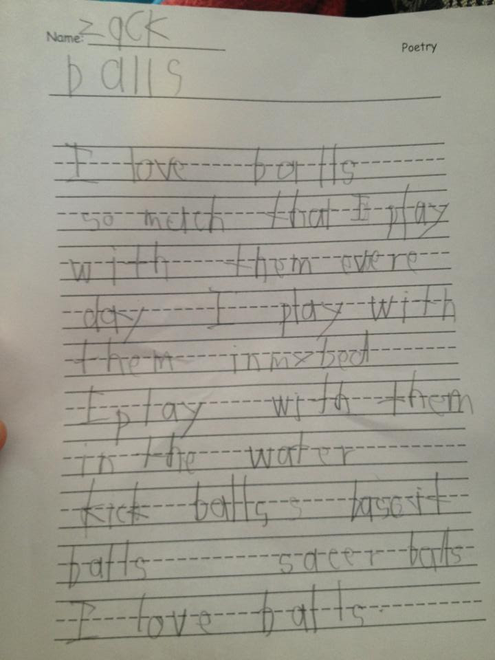 So my cousin s kid wrote a poem funny so my cousins kid wrote a poem