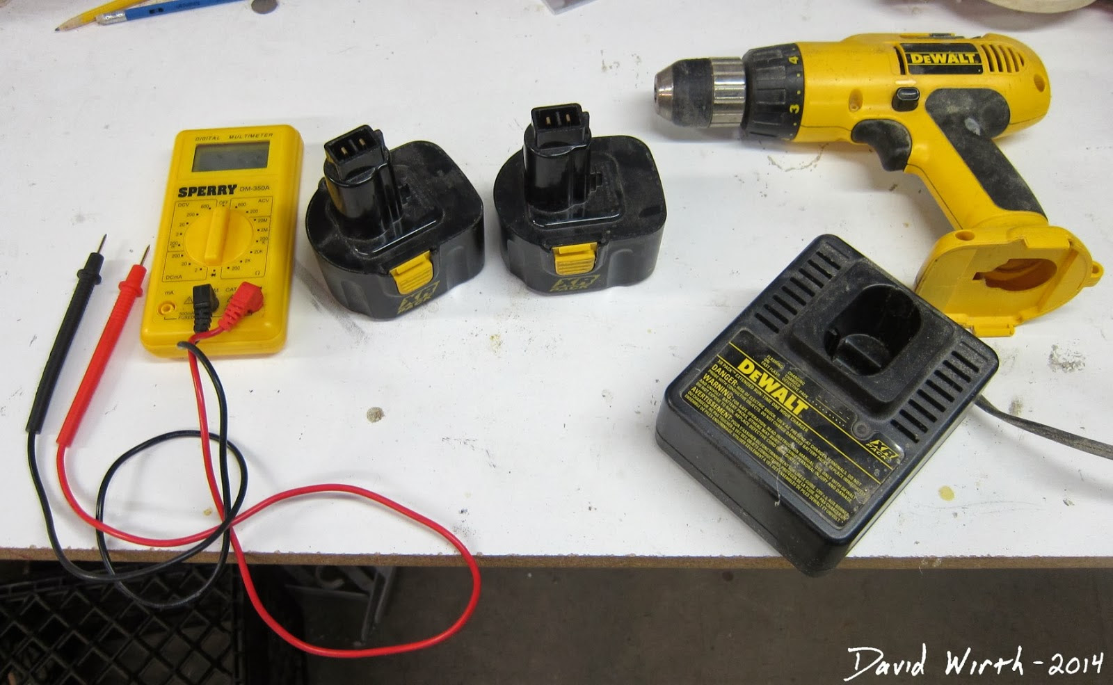 fix a dead drill battery, power tool, ni-cad, nicad, lithium ion ...