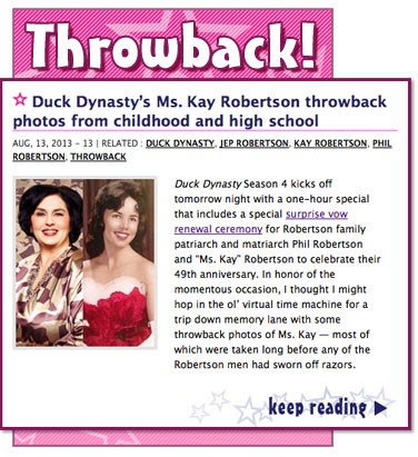 what is the full name of miss kay on duck dynasty