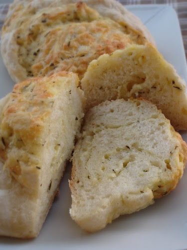 Cheese stuffed crusty rolls
