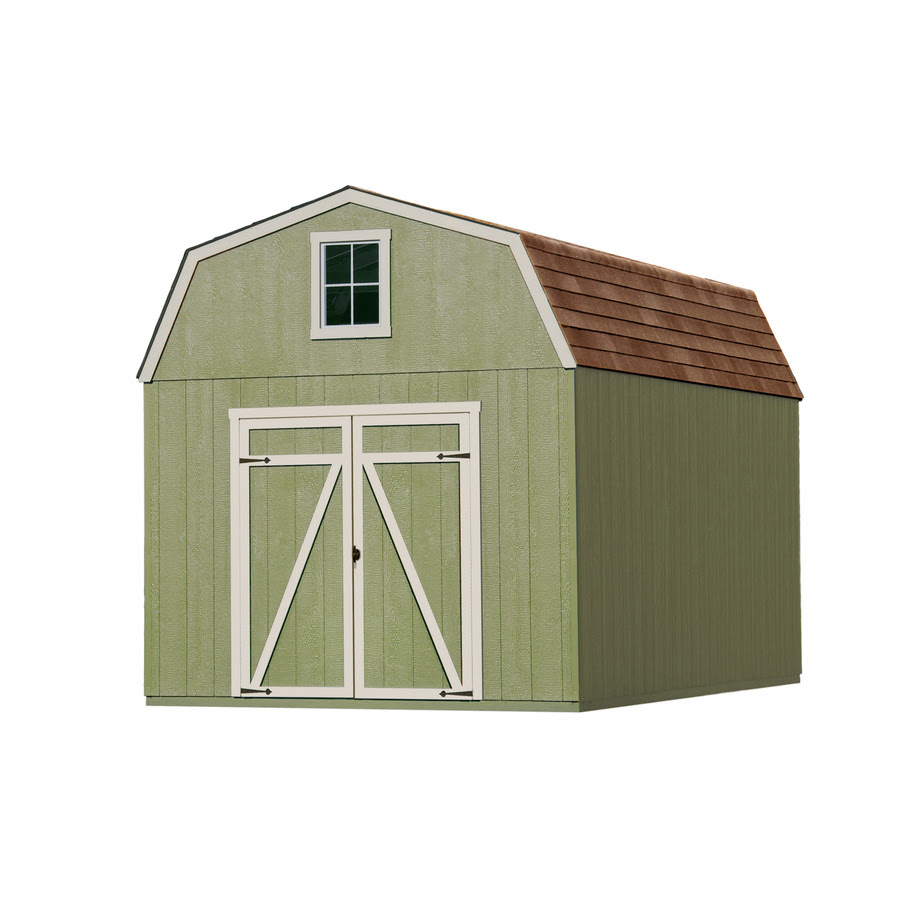hollans models: heartland estate 10ft x 12ft gambrel wood