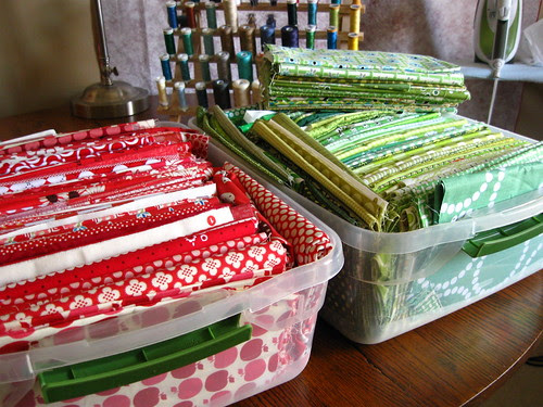 red and green unpacking