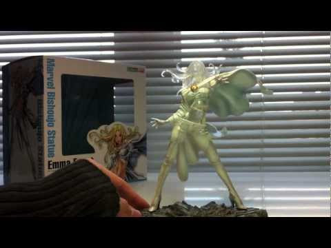 MARVEL BISHOUJO Emma Frost Limited Diamond Edition Figure Unboxing HD 