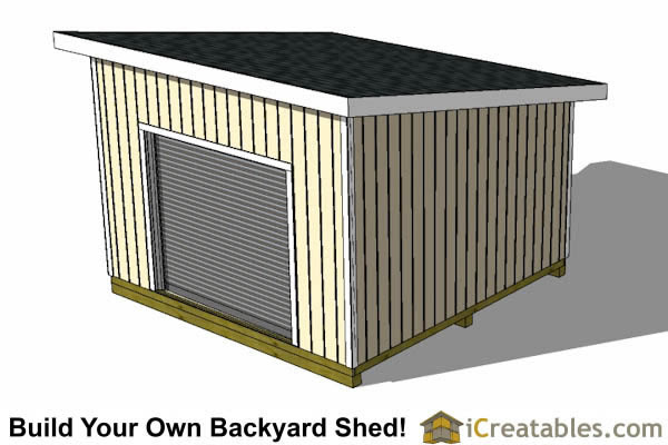 14x20 Lean To Shed Plans | Easy To Build Large Shed Plans