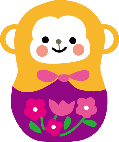 猿 さる のイラスト 無料イラストフリー素材