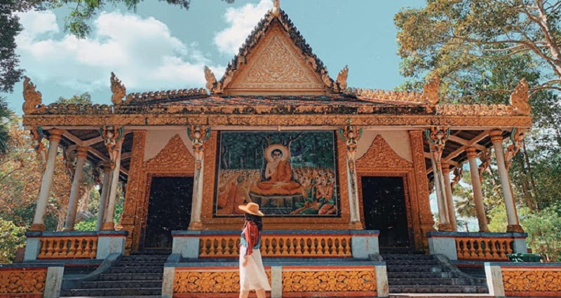 Chùa Dơi mang lối kiến trúc Kh'mer đẹp mê ly