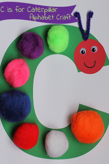 c craft for The C is  Caterpillar Alphabet  Home Craft â¢ Inspired