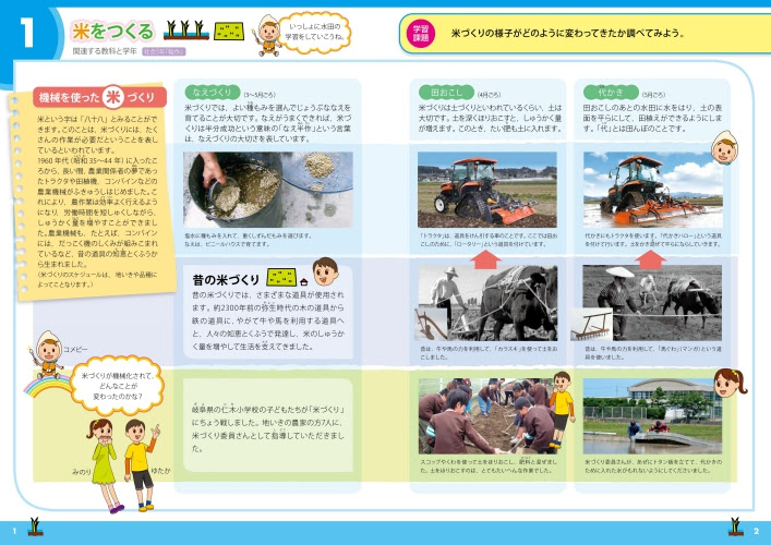 小学校学習資料集 水田のめぐみ