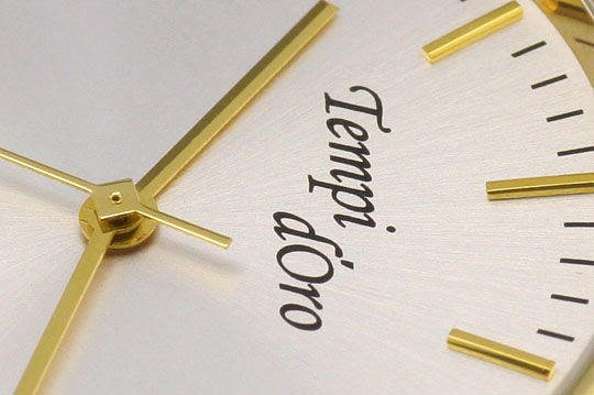 Foto 3, Tempi D Oro, Klassische Herren-Armbanduhr, 14K Gelbgold, U2088