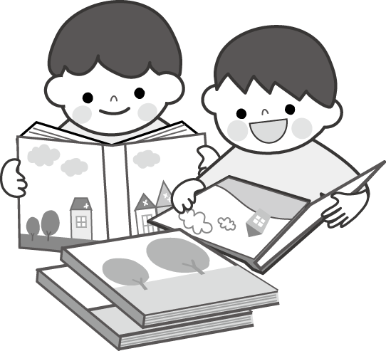 読書のイラスト 絵本 無料イラスト フリー素材