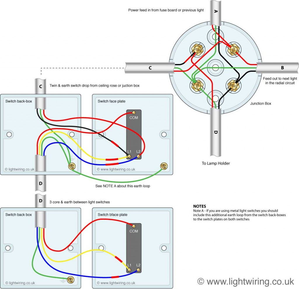lighting wiring diagram | Light wiring