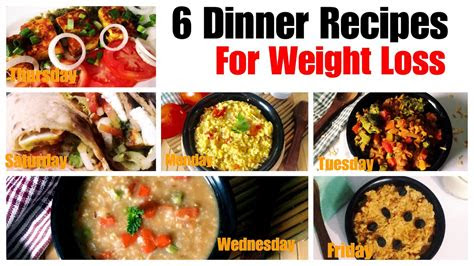 healthy vegetarian dinner recipes weight loss
