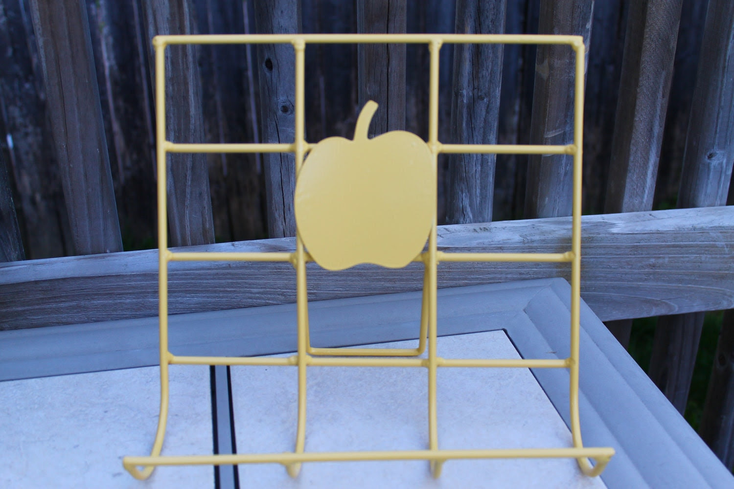 Upcycled Metal Cook Book Holder/Stand Country Cottage by ahindle78