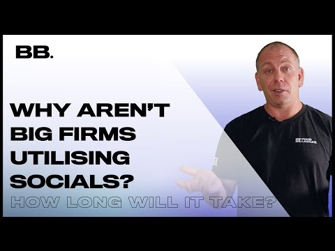 Why Aren't Big Firms Utilising Socials?