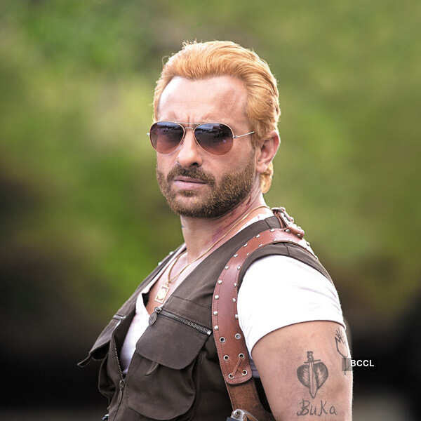 Zombie hunter Saif Ali Khan in the still of Bollywood movie 'Go Goa Gone'. 