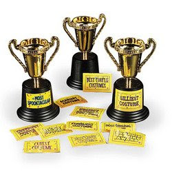 Halloween Costume Contest Trophy - Set of 12
