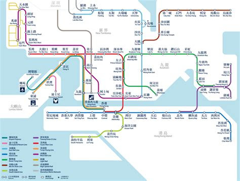Train Map Hong Kong
