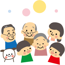 家族のイラスト無料 フリー素材