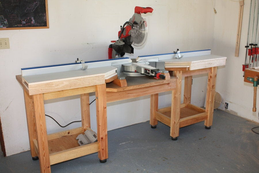 Pin Table Miter Saw Stand Plans on Pinterest