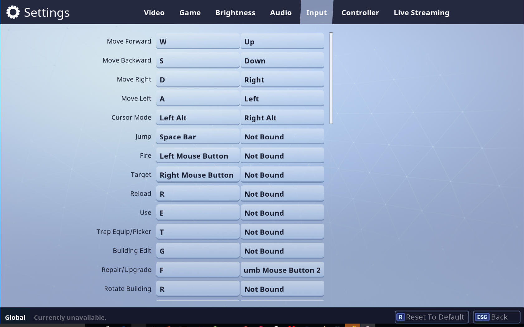 Fortnite 操作方法 Pc編 キーボード 割り当て フォートナイト いちどりの部屋