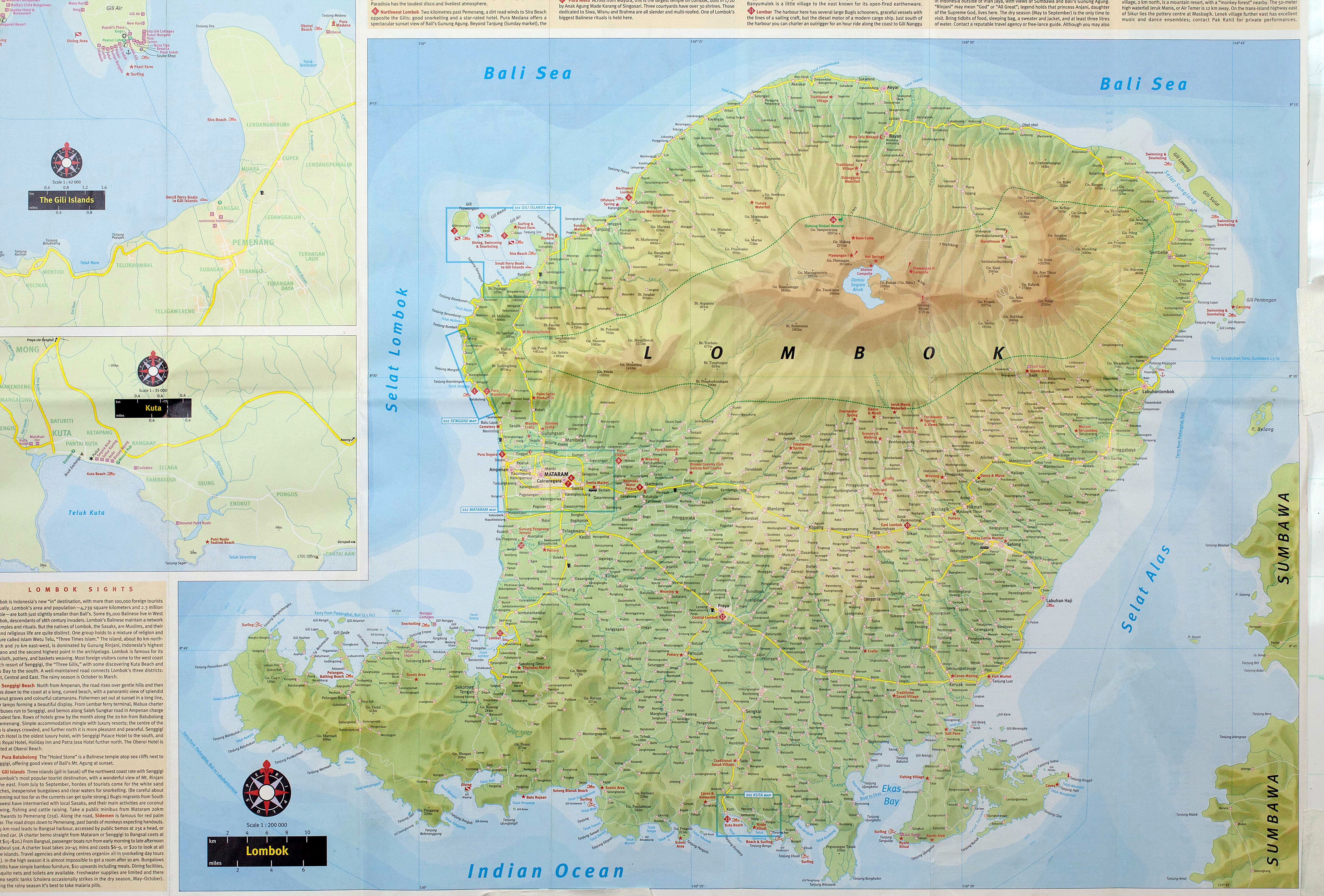  Cartes de Lombok   Cartes typographiques d Bali Travel Attractions Map and Things to do in Bali: 45 BALI  DOWNLOAD