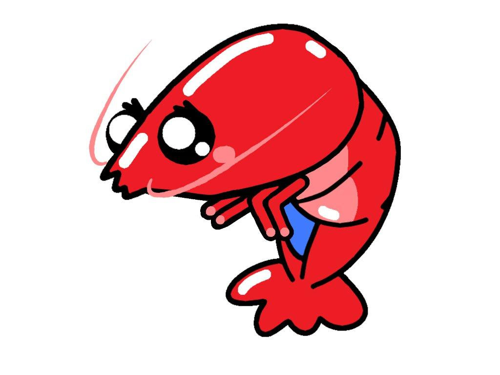 エビ イラスト かわいい