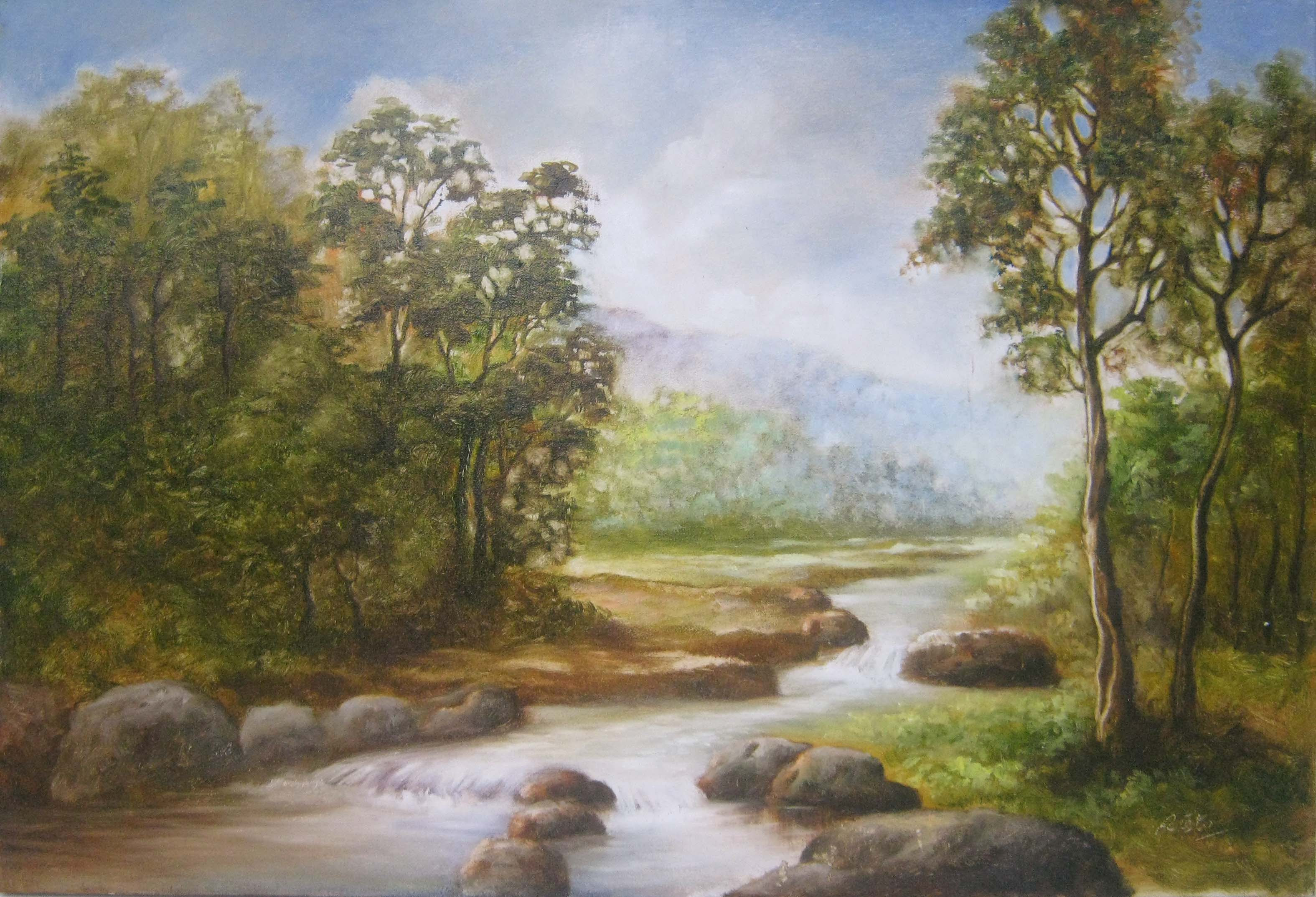Image Gallery Lukisan Pemandangan