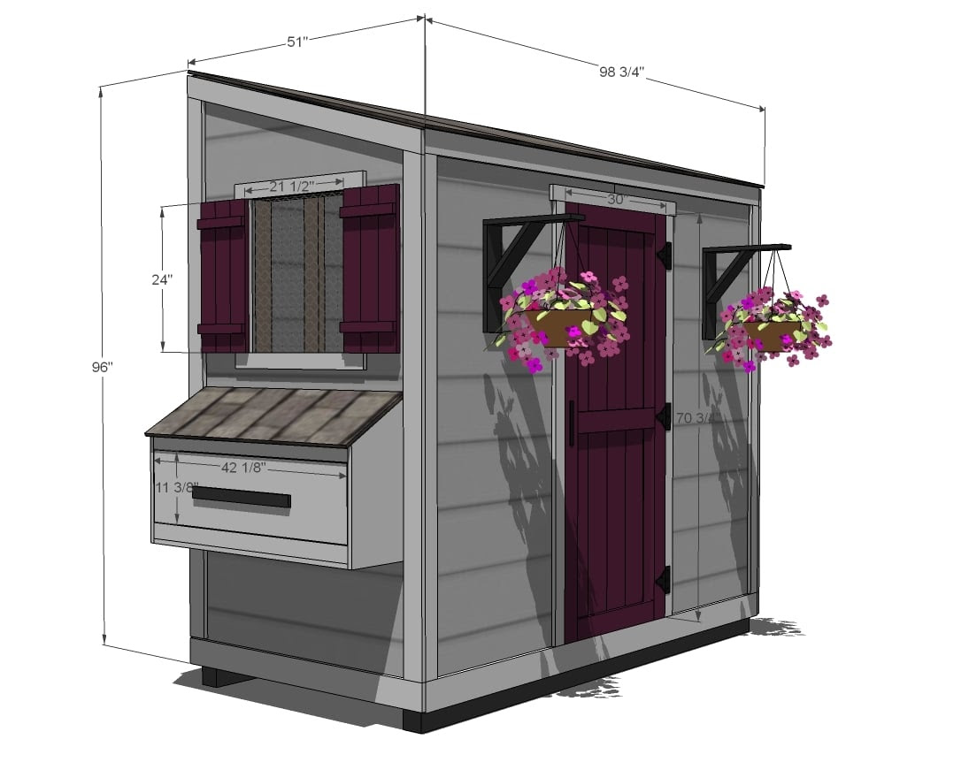 Ana White Shed Chicken Coop - DIY Projects