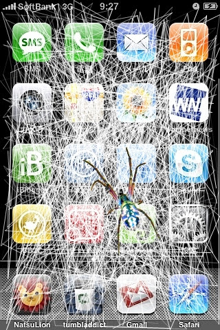 自作 Iphone 用の待ち受け ネタ画像 本気でオークションなんてする気がありません