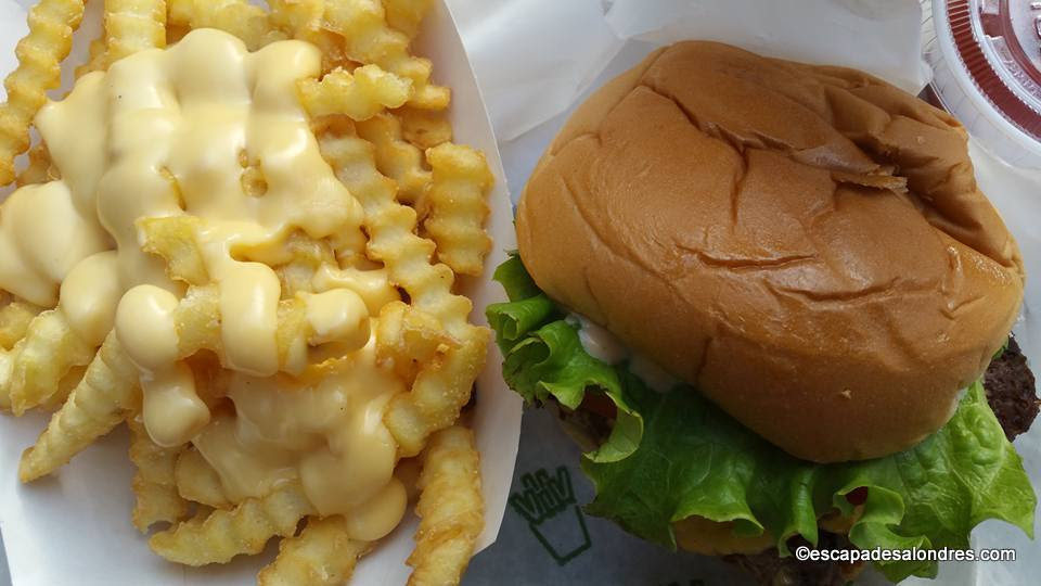 Les Burgers du Shake Shack à Covent Garden