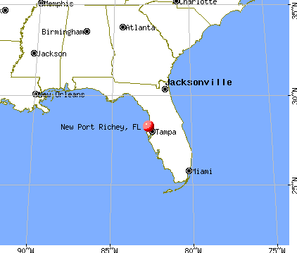 New Port Richey Florida Map New Port Richey, Florida (FL 34652) profile: population, maps 