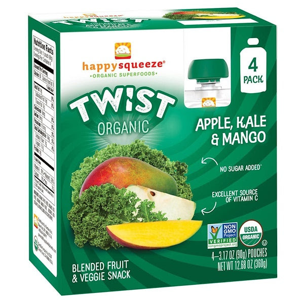 Nurture Inc Happy Baby Happy Squeeze Organic Superfoods Twist O E Nutrient