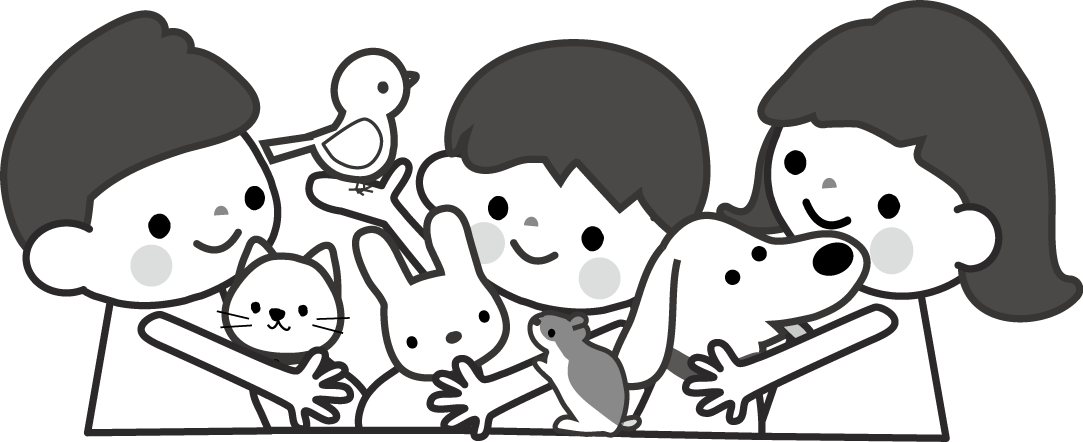 動物愛護 犬猫のイラスト 無料イラストフリー素材