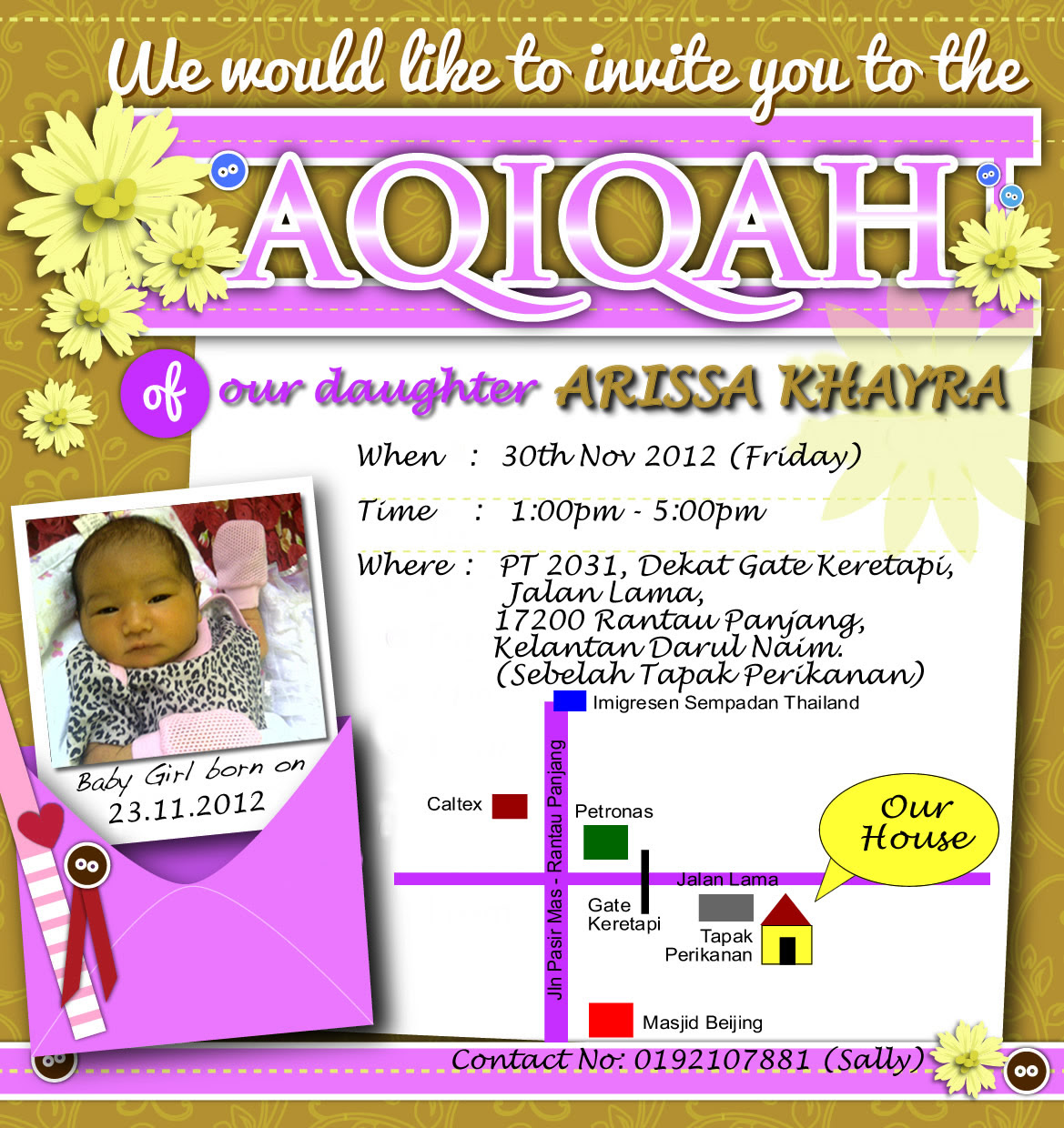 Contoh Kalimat Undangan Aqiqah - Contoh Isi Undangan