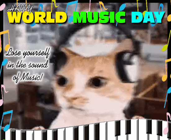 Lose Yourself In The Sound Of Music Free World Music Day Ecards 123 Greetings
