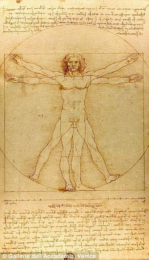 Today, humans and many other organisms are bilaterally symmetric; we have a clearly discernible top and bottom, and a left and a right - such as depicted in da Vinci's The Vitruvian Man, shown