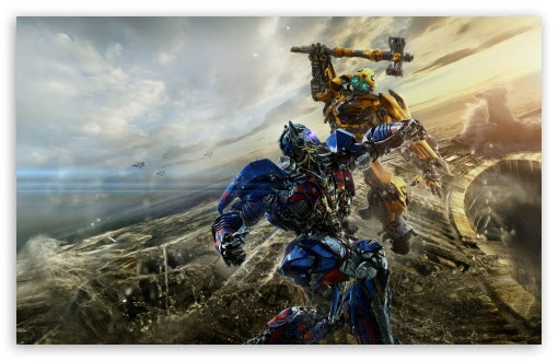 Bumblebee Vs Optimus Prime Transformers The Last Knight Ultra Hd Desktop Background Wallpaper For Widescreen Ultrawide Desktop Laptop Multi Display Dual Monitor Tablet Smartphone