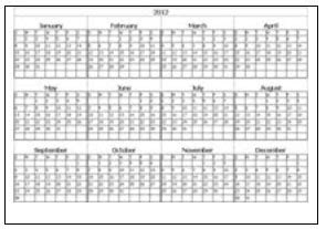 The printed calendars are small in size, and have no usage . create a printable calendar calendar template