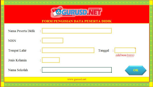 Download Aplikasi NISN dan NUPTK Format Design Baru