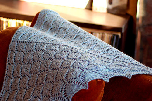 Lace Leaf Shawl 1
