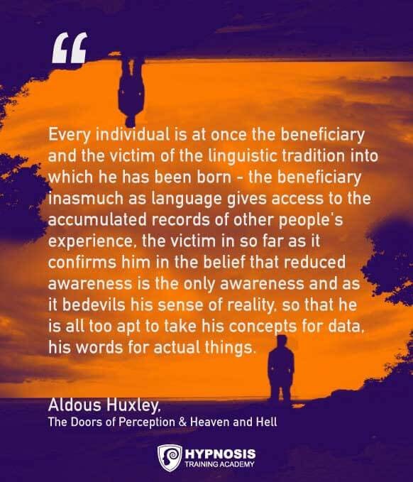 aldous huxley quotes language awareness