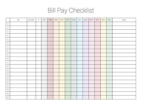  free printable bill web up to 16 cash back use the link below to