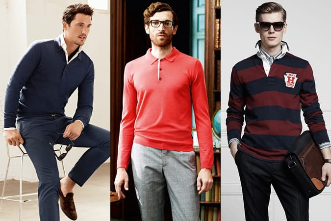 Men's Long Sleeve Polo Layering Lookbook