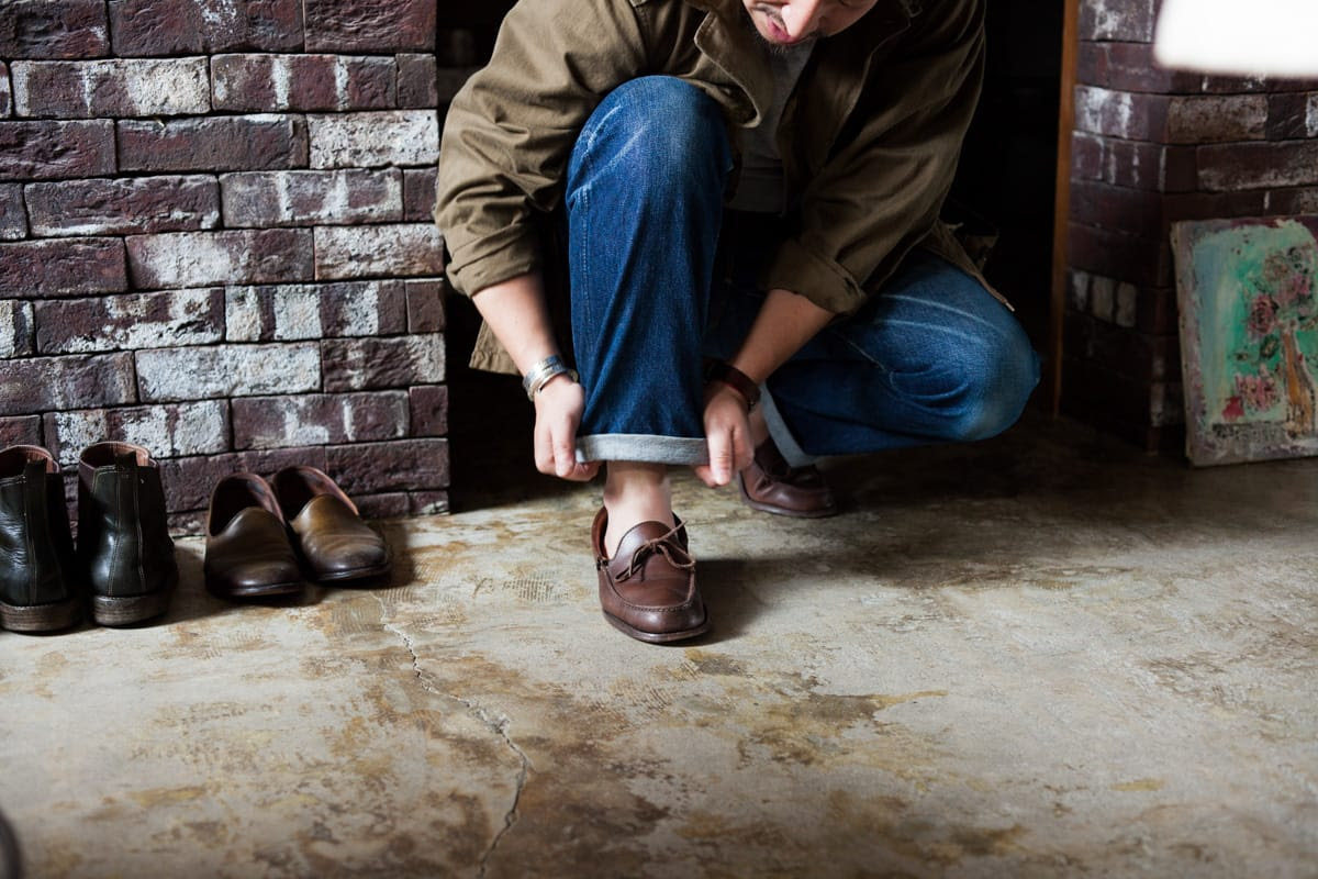 意外と難しい パンツの長さと裾上げのコツ ロールアップの位置 Slow Steady